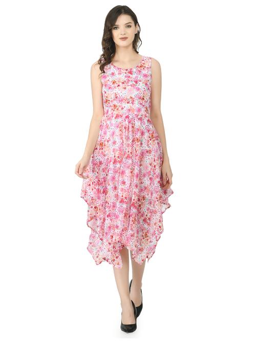 pink one piece dress