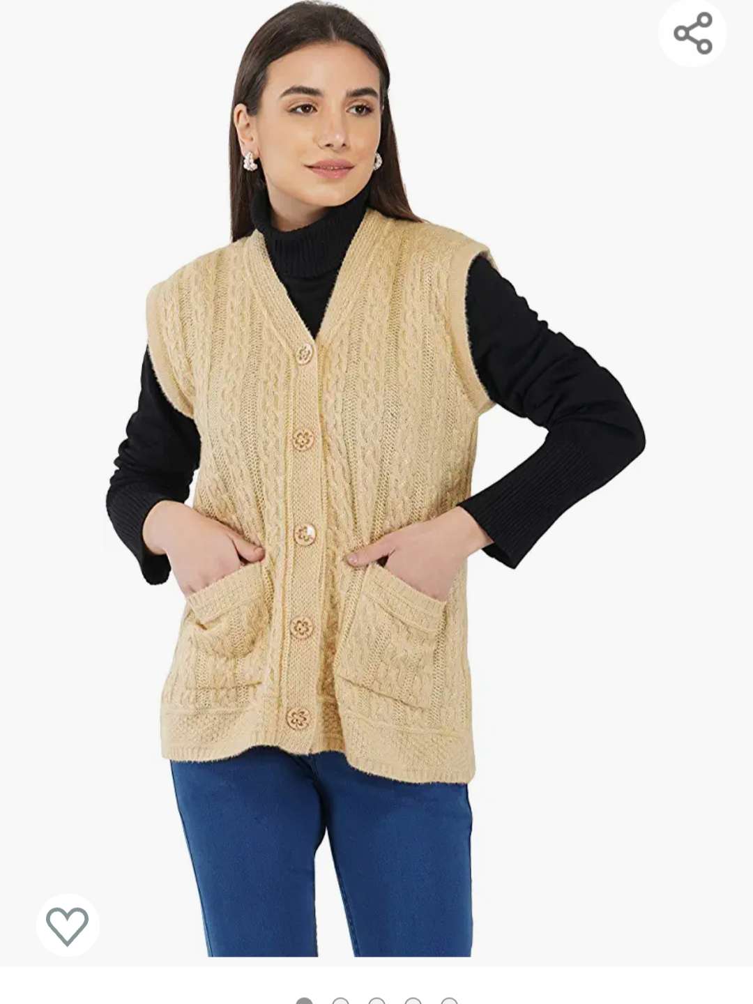Winterwear Woolen Sleeveless Sweaters 