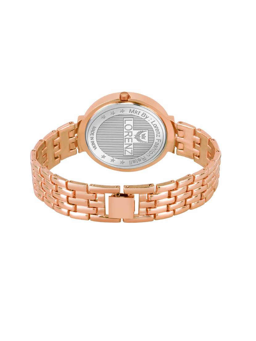 Lorenz Luxury Stylish Rose Gold Watch For Women & Girls