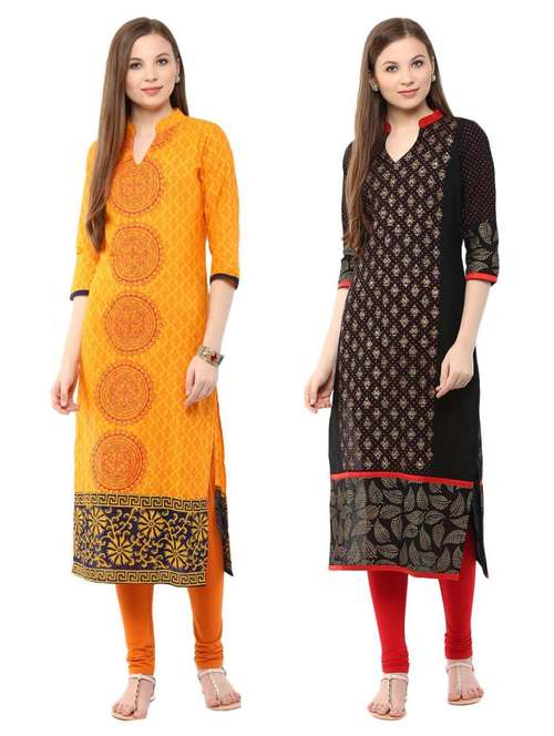 Buy online Set Of 2 Printed Kurta And 