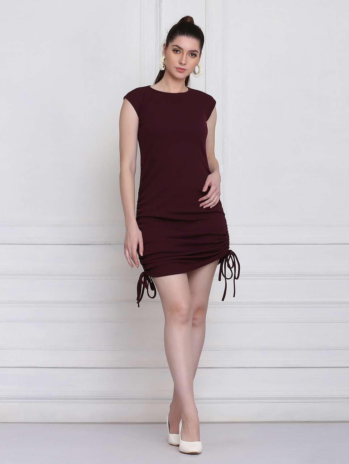 Women's Bodycon Solid Dress