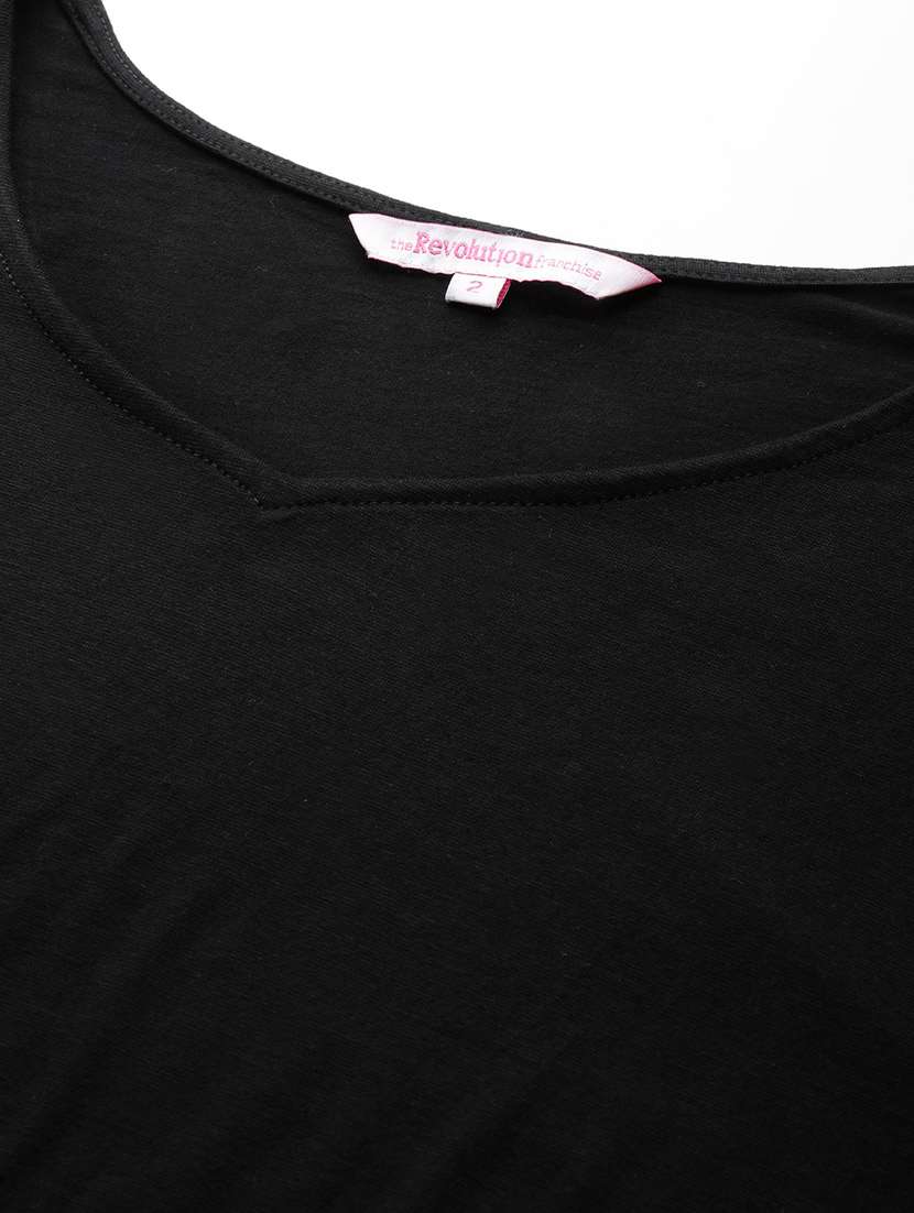 Women's Asymmetric V Neck Top
