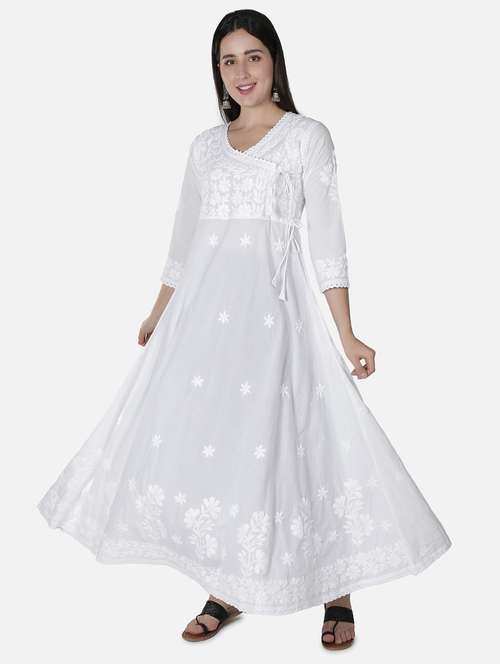 Buy chicken kurti long in India @ Limeroad