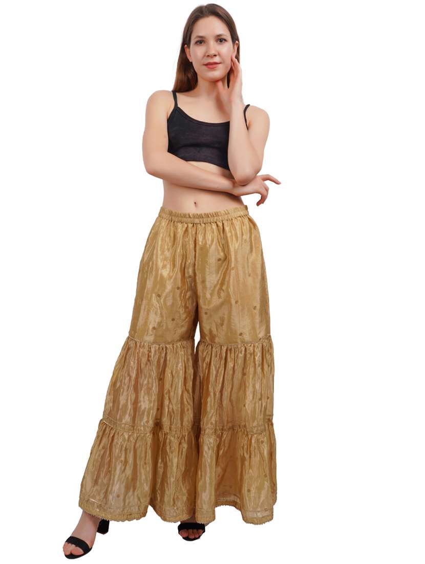 Gold Silk Blend Sharara