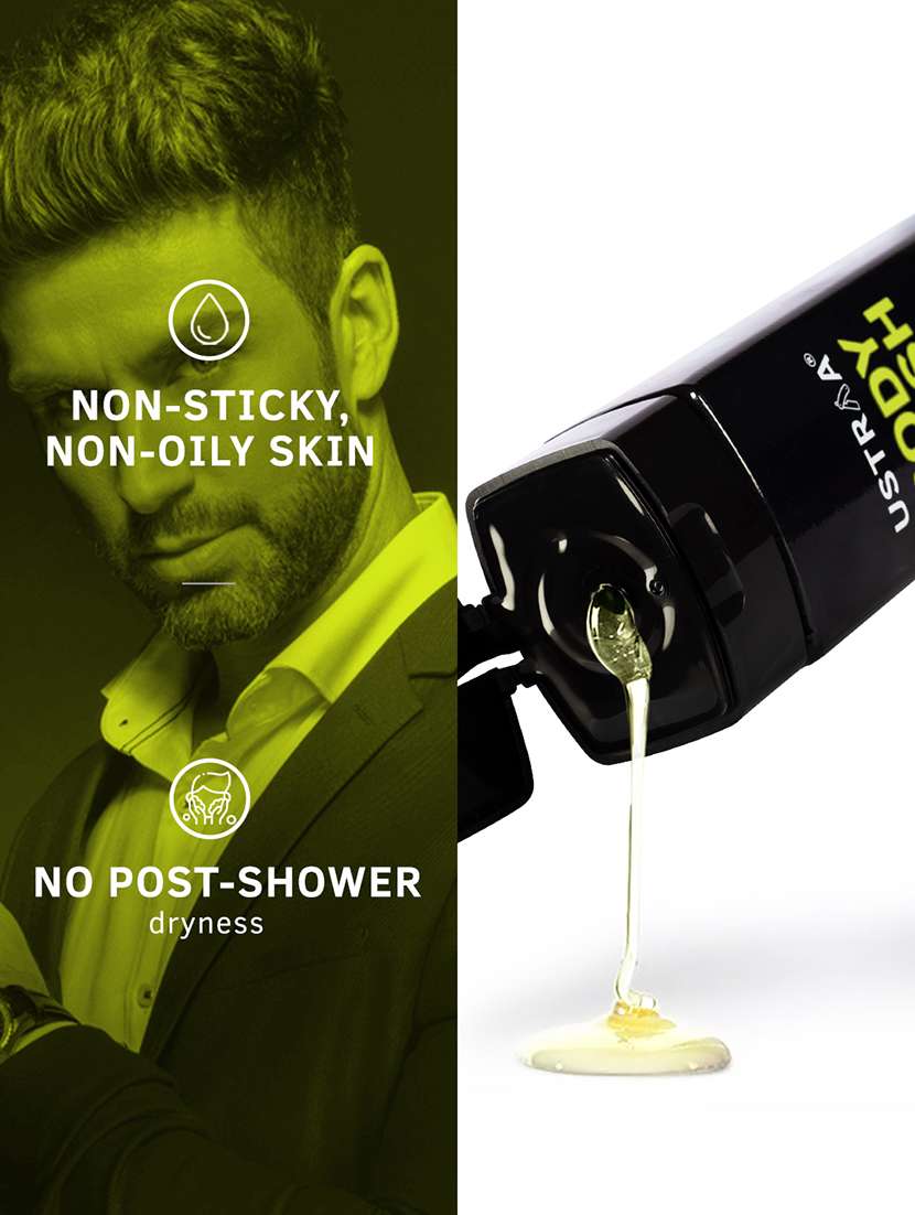 Ustraa Body Lotion Germ Free   200ml & Body Wash  Green Clay   250ml