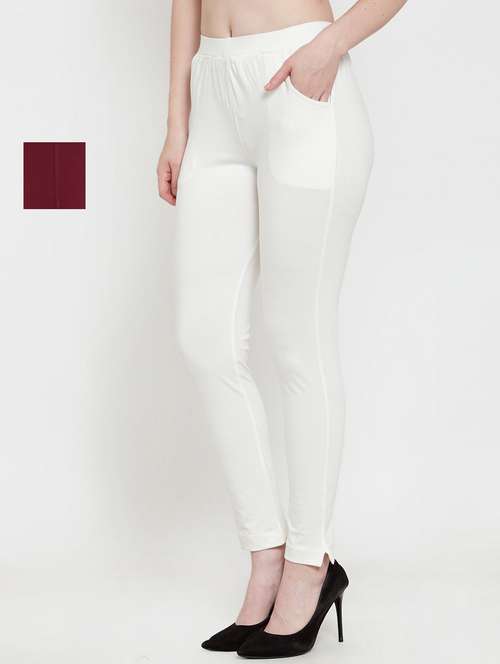 Buy white leggings online Clearance