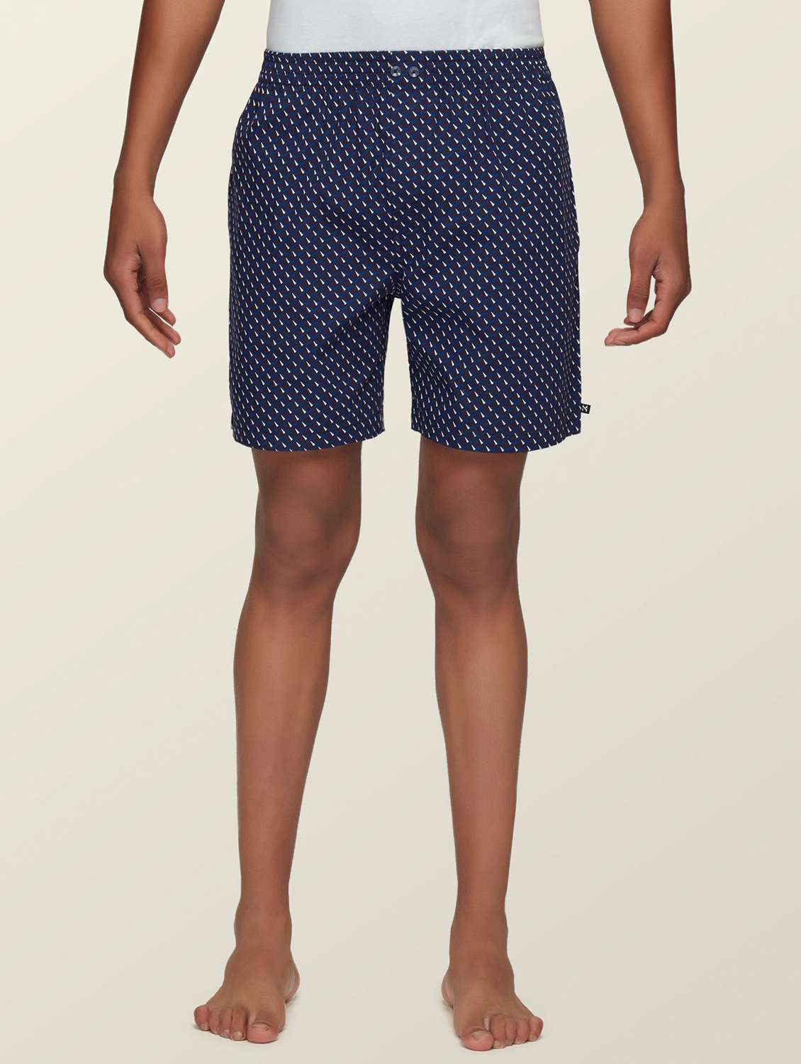 Set Of 2 Printed Cotton Boxer