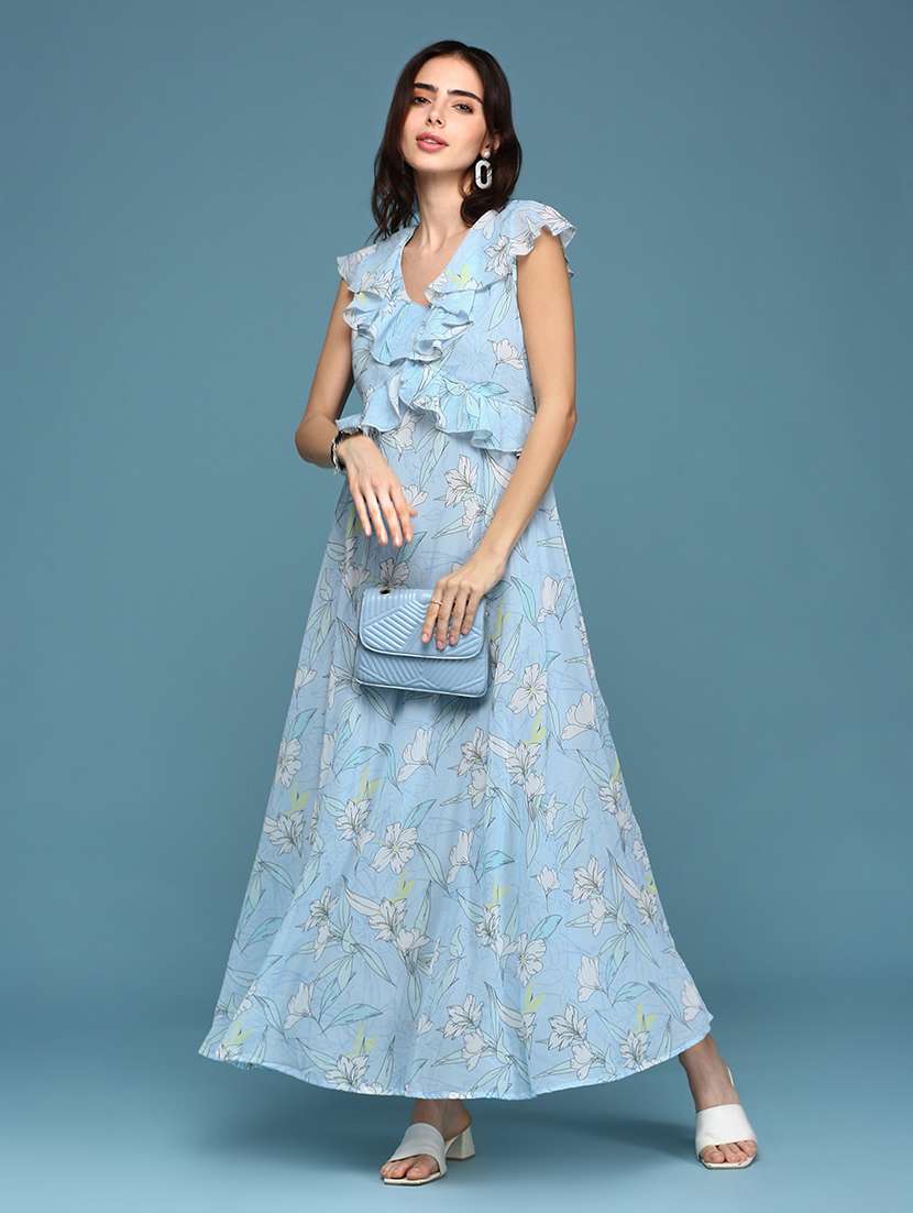 Women's Ruffle Floral Dress