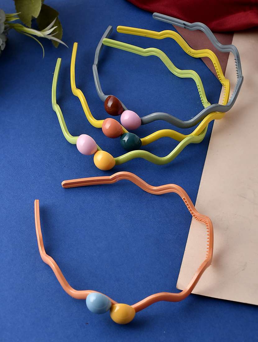 Set Of 4 Multi Color Hairband