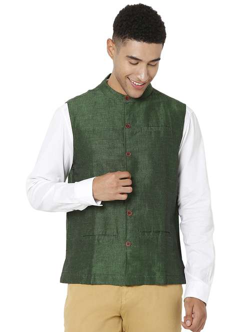 Design Double Breasted Nehru Jacket 