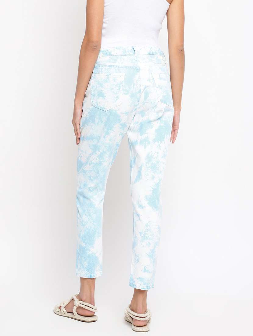 Women's Tie & Dye Slim Fit Jeans