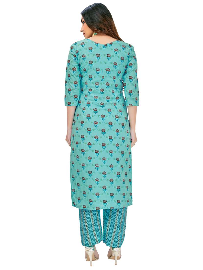 Buy online Printed Kurta Pant Set from ethnic wear for Women by Salwar