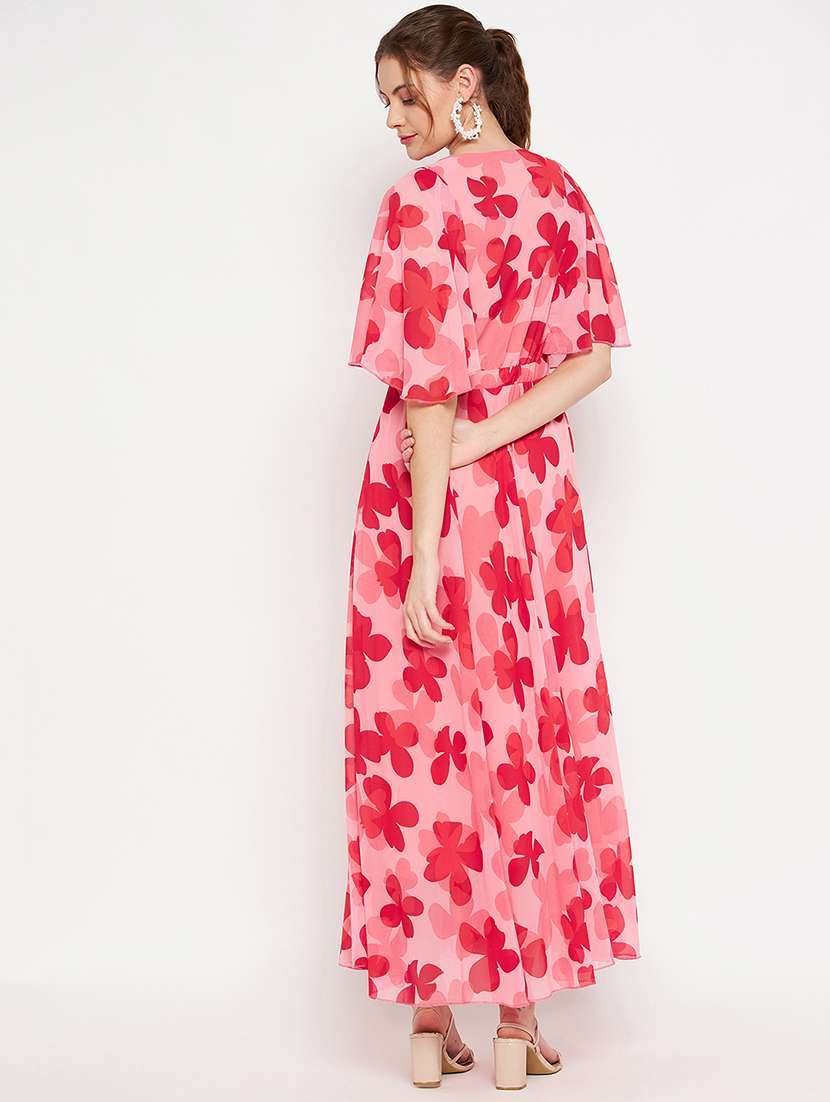 Women's Fit & Flare Floral Dress