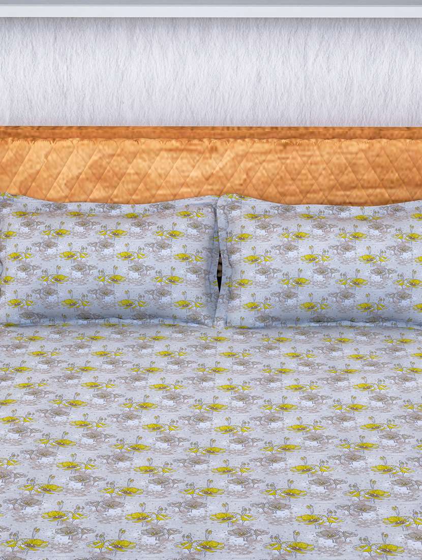 Buy online Printed Bed Sheet from Bed for Unisex by Home Plus Studio