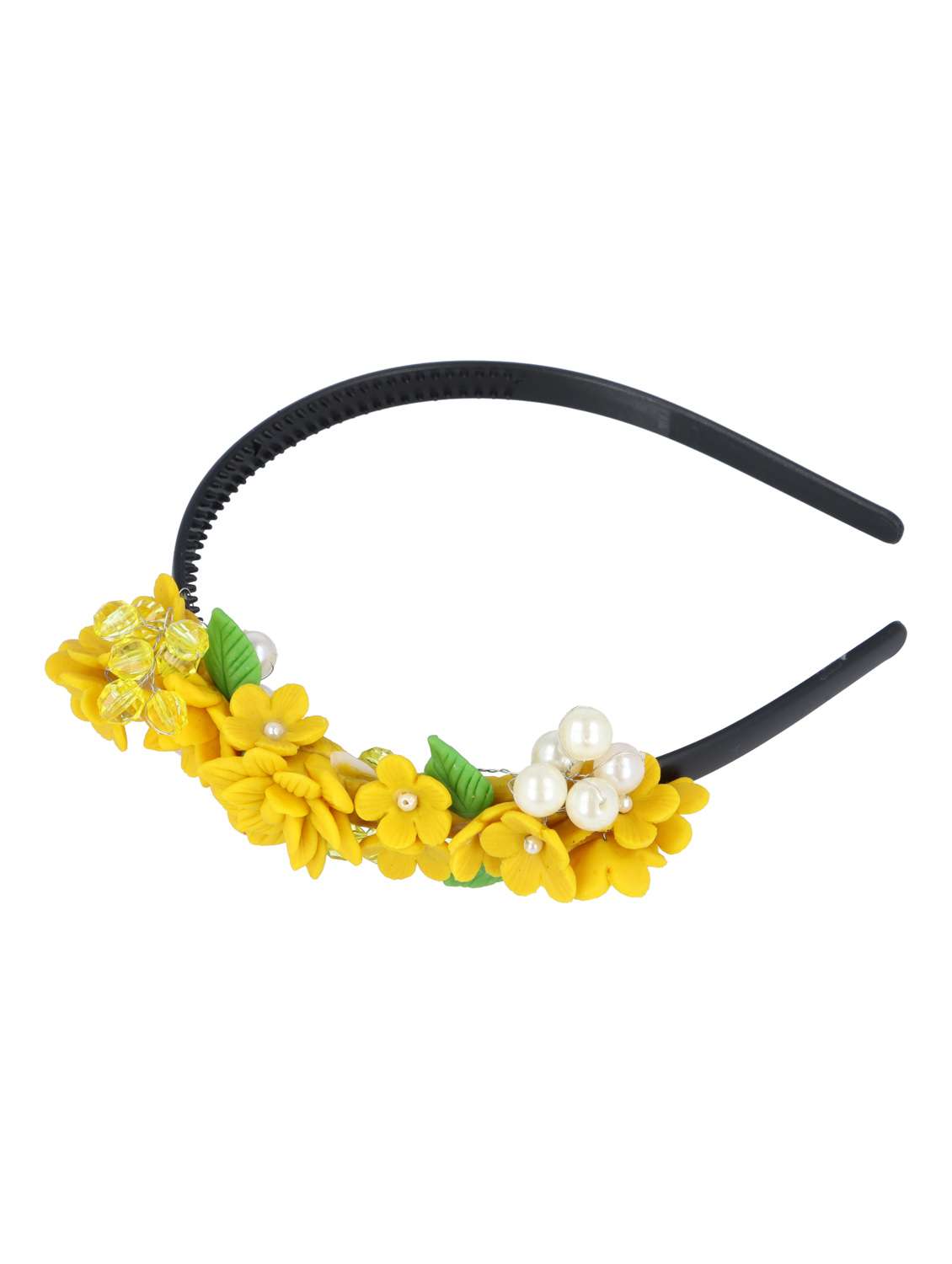 Buy online Hand Made Artificial Flower Hair Band from girls for Women