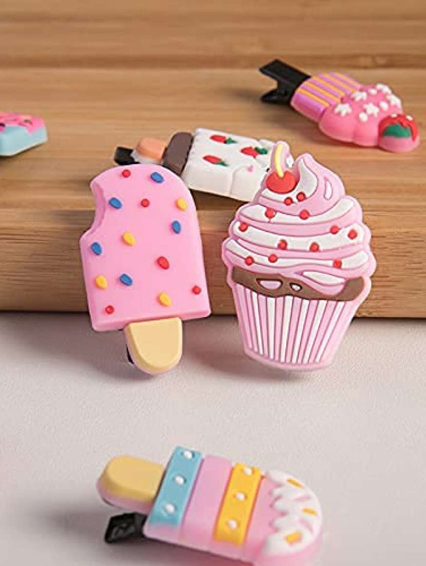 Multi Colored Cotton Blend Hair Pin/Clips 