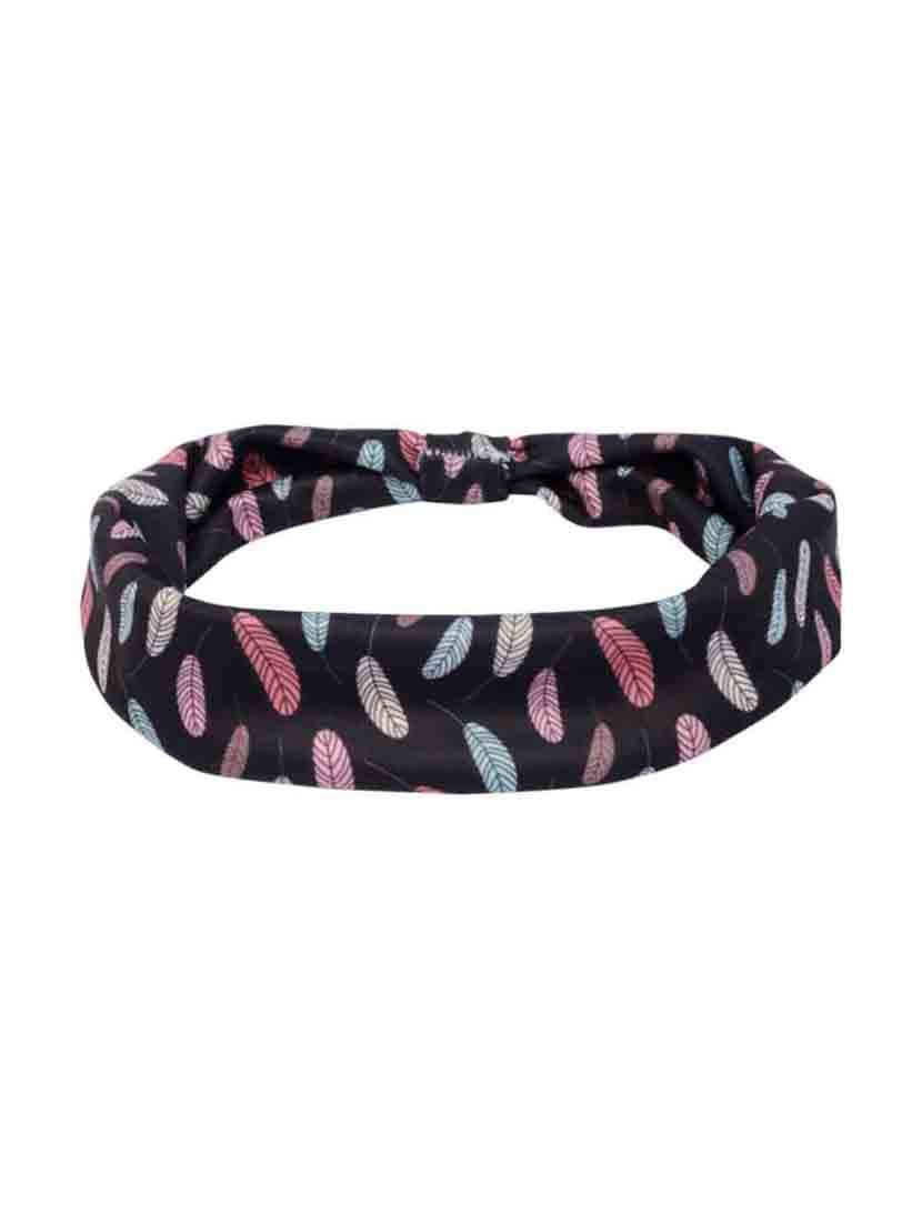 Black Printed Hairband 