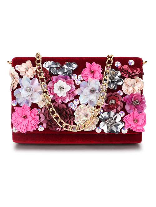 Embellished Ethnic Clutch