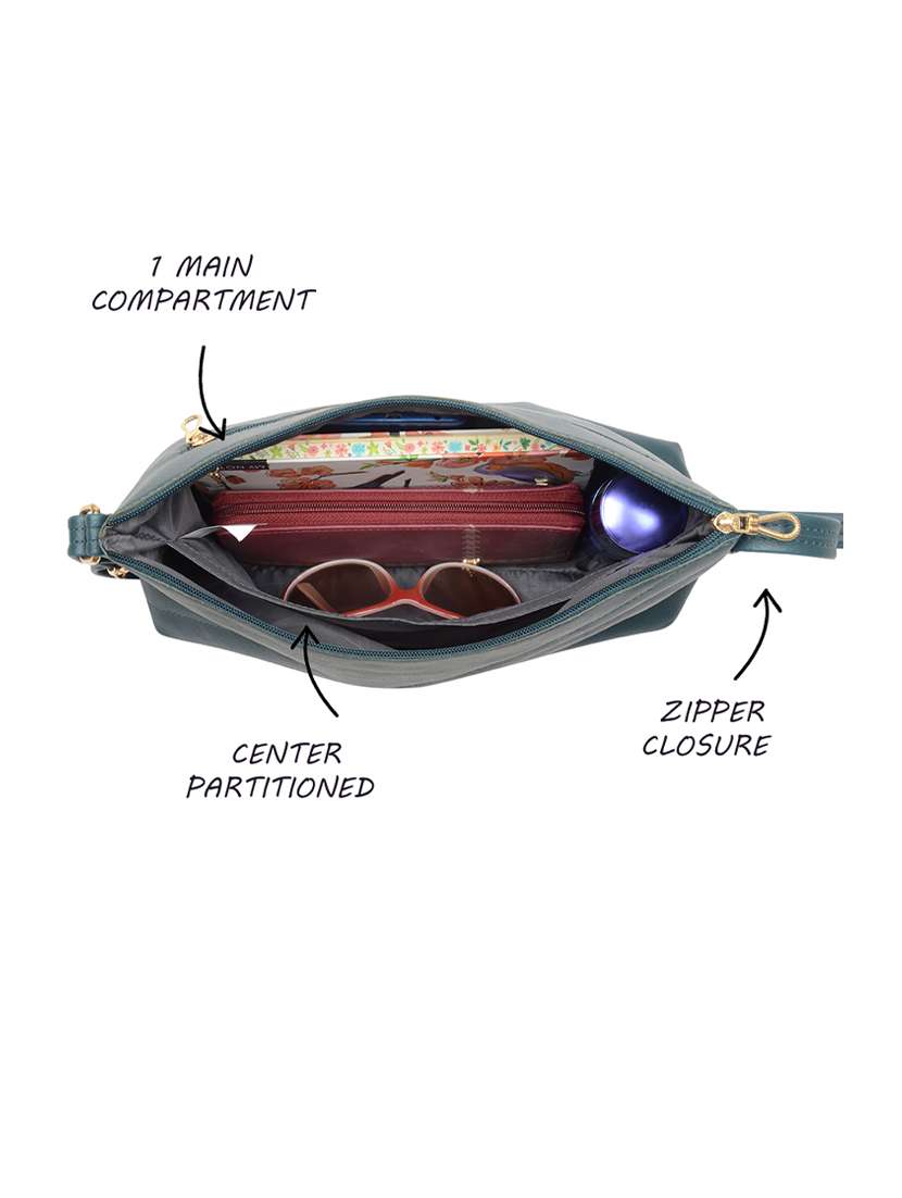 Buy online Solid Regular Sling Bag from bags for Women by Enoki for