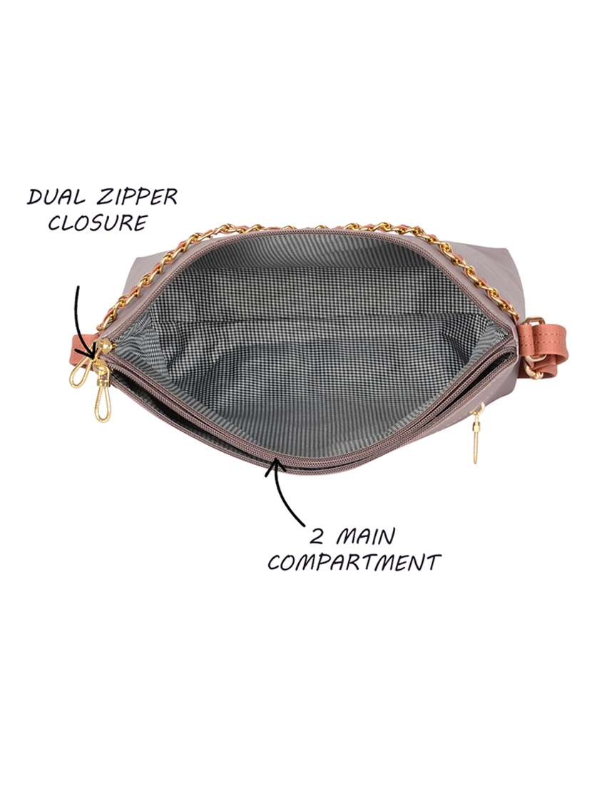 Buy online Solid Regular Sling Bag from bags for Women by Enoki for