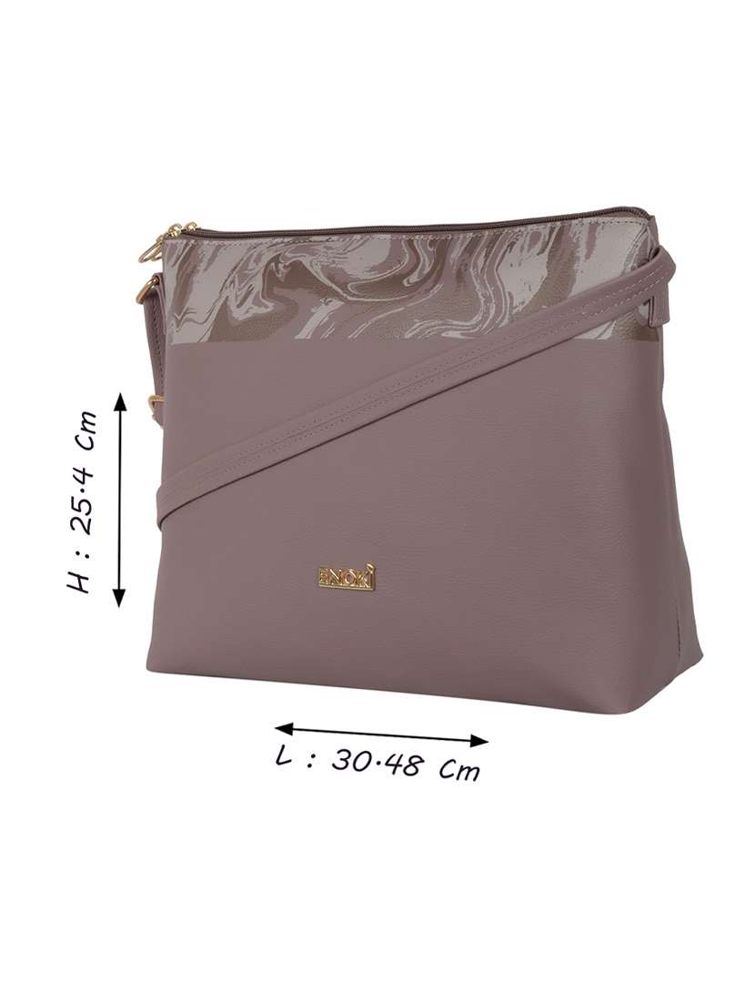 Buy online Solid Regular Sling Bag from bags for Women by Enoki for