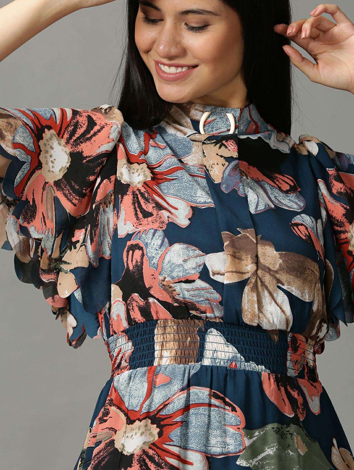 Women's Fit & Flare Floral Dress