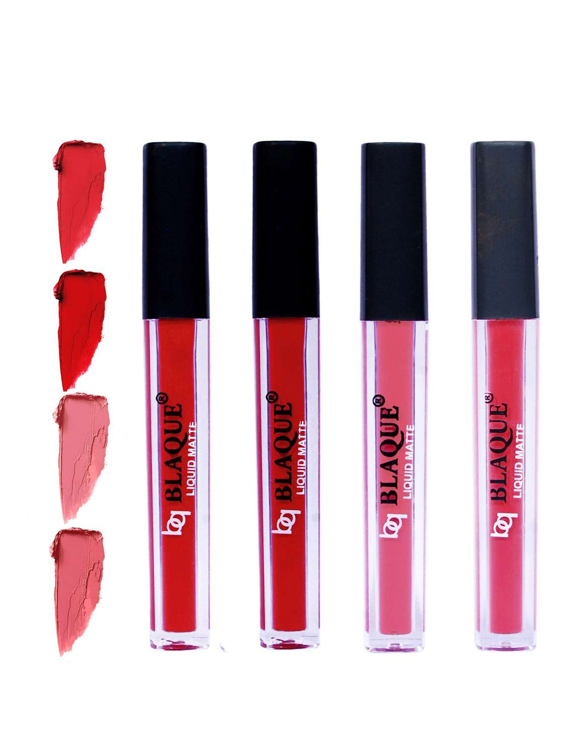 Matte Liquid Lipstick Combo Of 4 Lip Color # 101 102 107 111