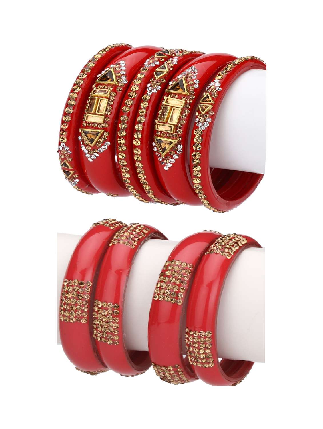 Buy online Multi Colored Glass Bangle from fashion jewellery for Women
