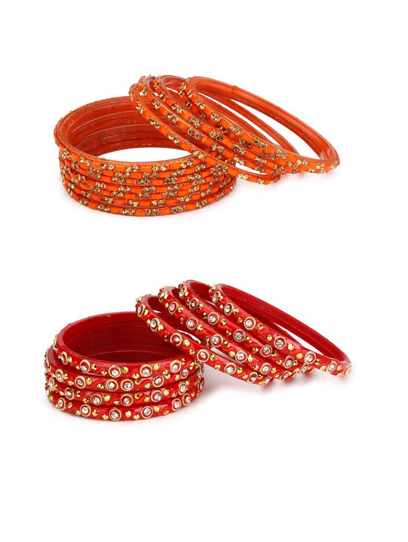 Buy online Multi Colored Glass Bangle from fashion jewellery for Women
