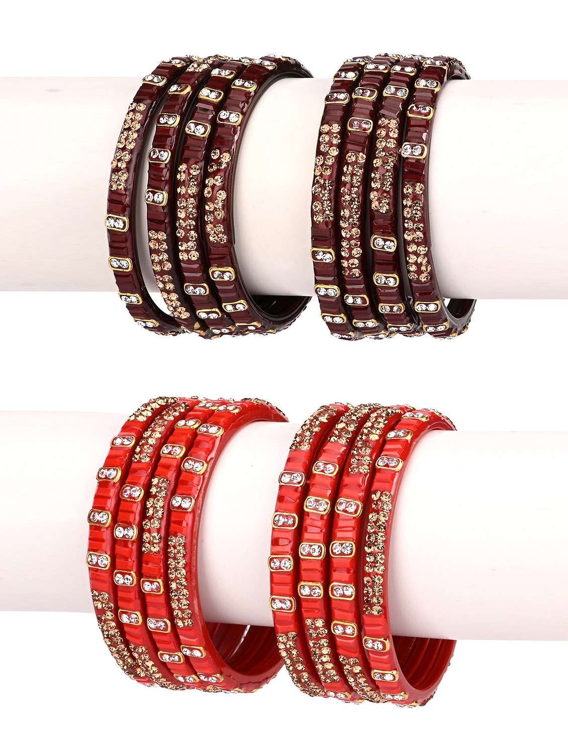 Buy online Multi Colored Glass Bangle from fashion jewellery for Women