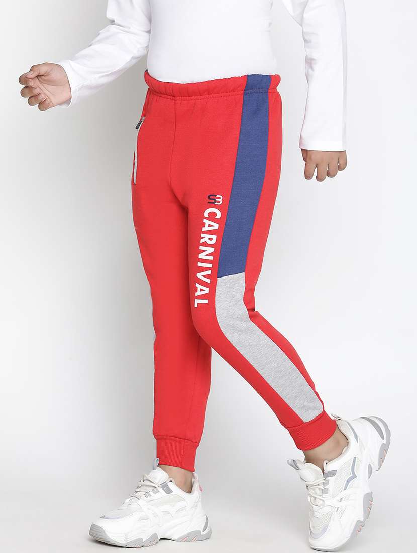Buy online Red Cotton Joggers from boys for Women by Spyby for ₹959 at