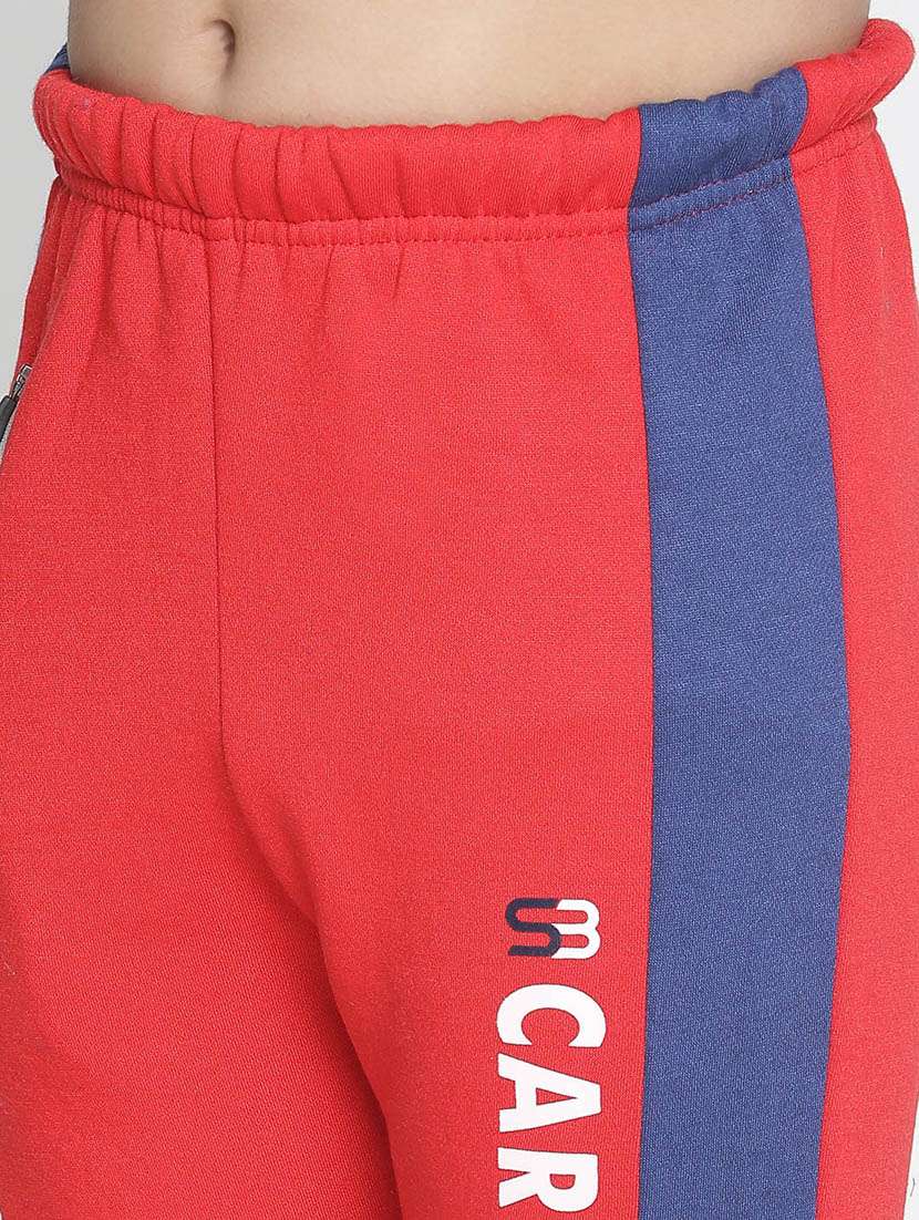 Buy online Red Cotton Joggers from boys for Women by Spyby for ₹959 at