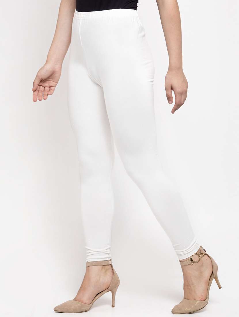 Mid Rise Solid Legging