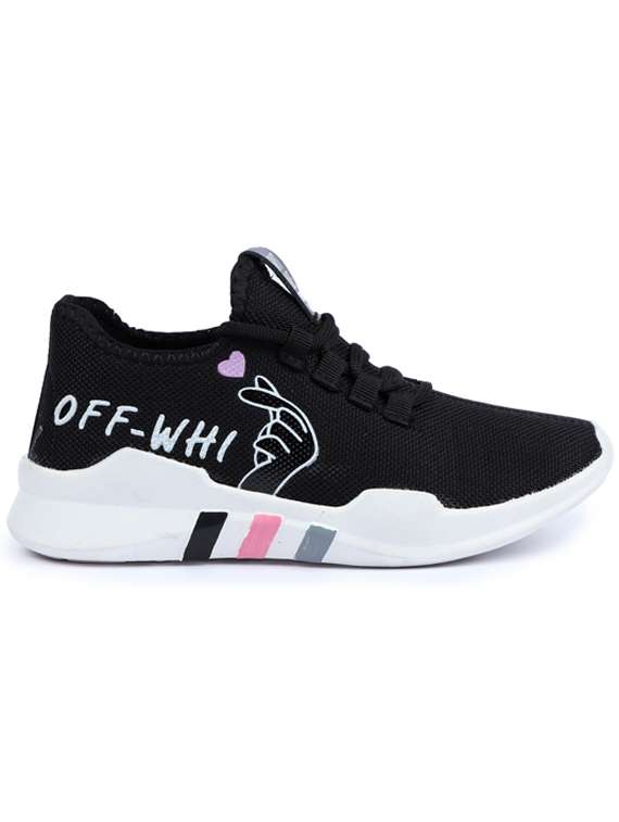 Buy online Black Lace Up Casual Shoes from Sports Shoes & Sneakers for