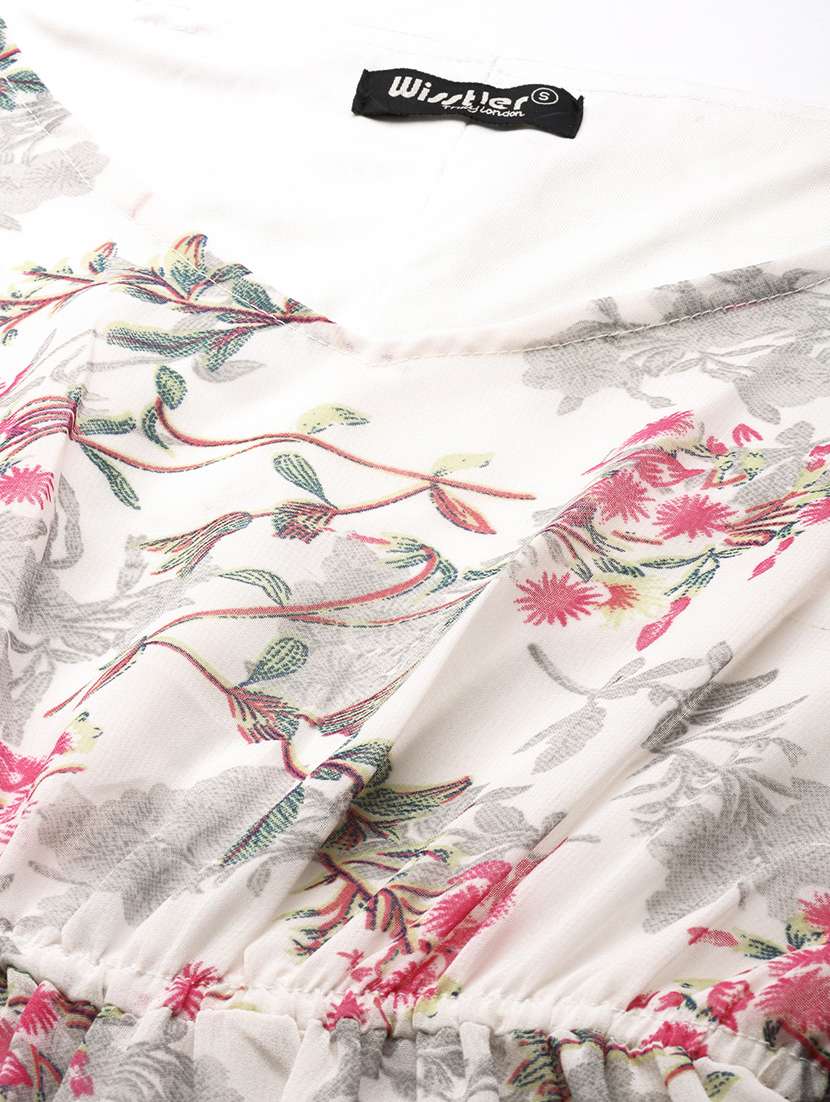 Women's Tiered Floral Dress