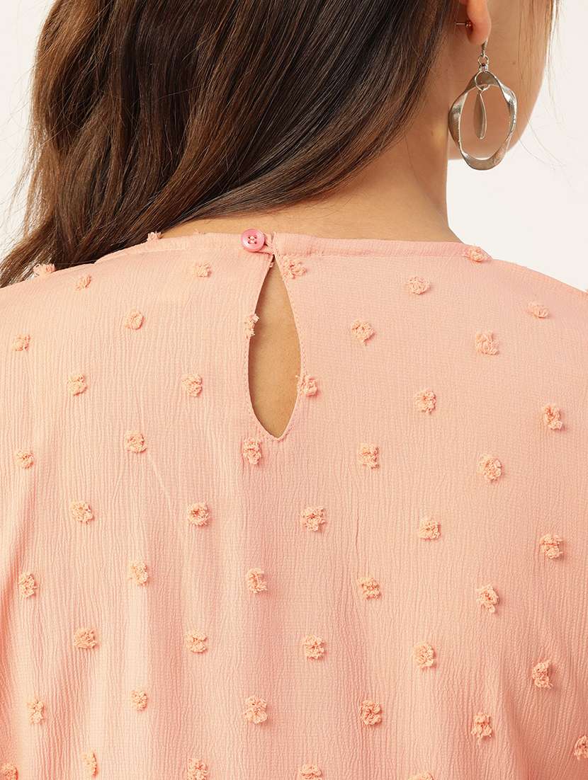 Women's Tiered Dress Swiss Dots Dress