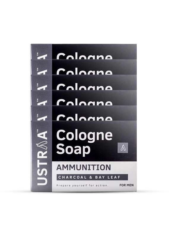 Pack Of 6 Ustraa Ammunition Cologne Soap 