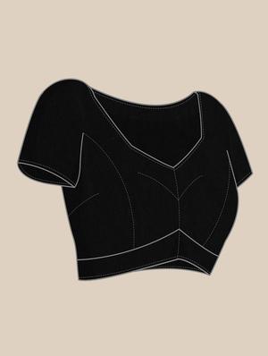 women's bandhani black colored saree - 19179079 - Standard Image - 2