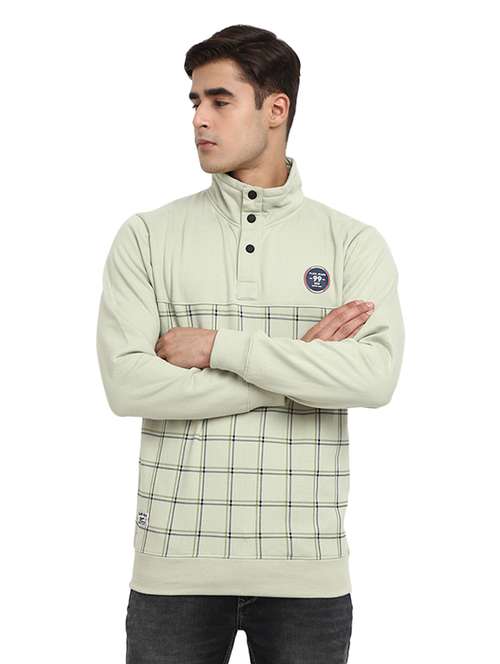 Buy online Men Henley Neck Front Print Sweatshirt from top wear for Men by  V-mart for ₹779 at 3% off | 2023 Limeroad.com