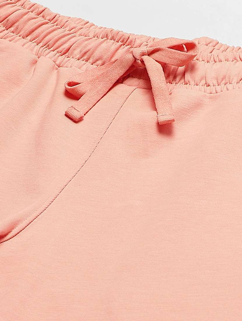 Mid Rise Solid Track Pant