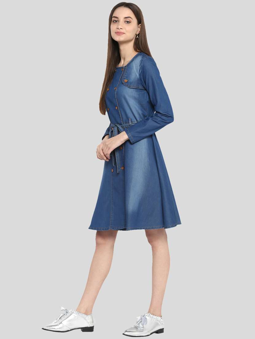 Women's  Solid Dress