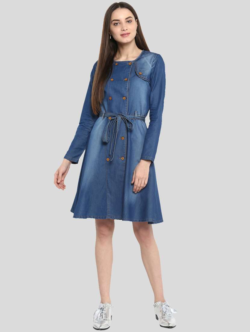 Women's  Solid Dress