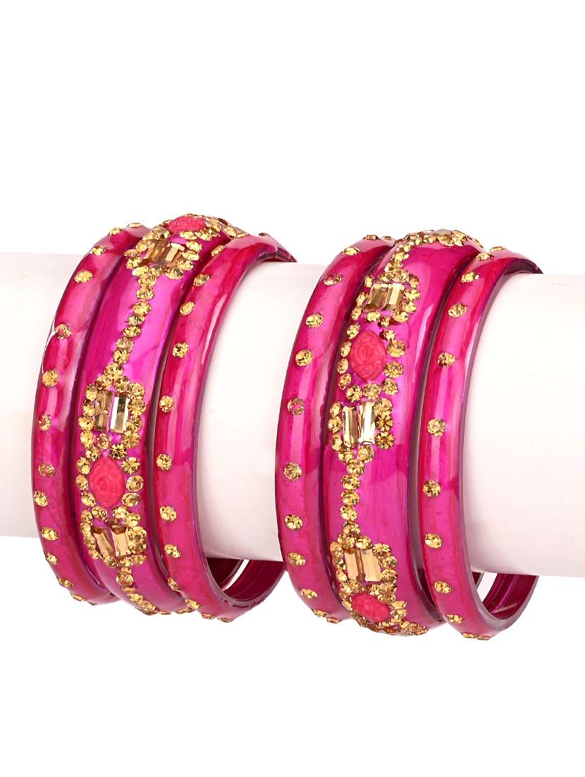 Buy online Multi Colored Glass Bangle from fashion jewellery for Women