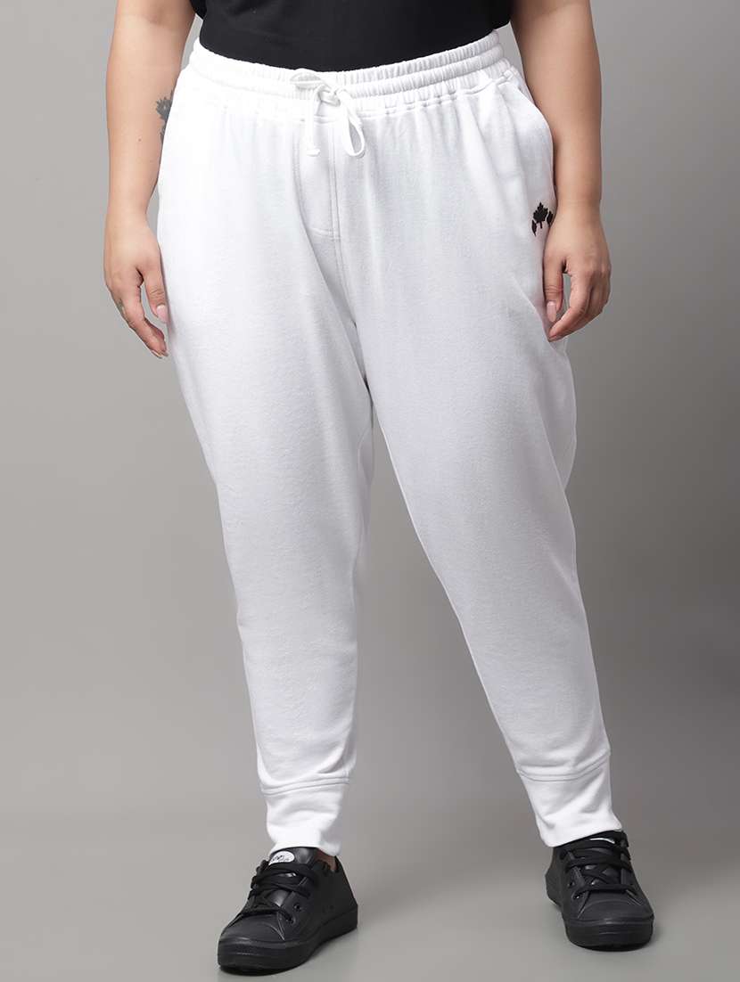 Buy online Solids Cotton Track Pant from bottom wear for Women by Rute