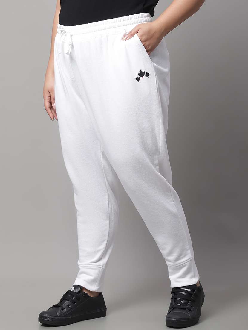 Buy online Solids Cotton Track Pant from bottom wear for Women by Rute