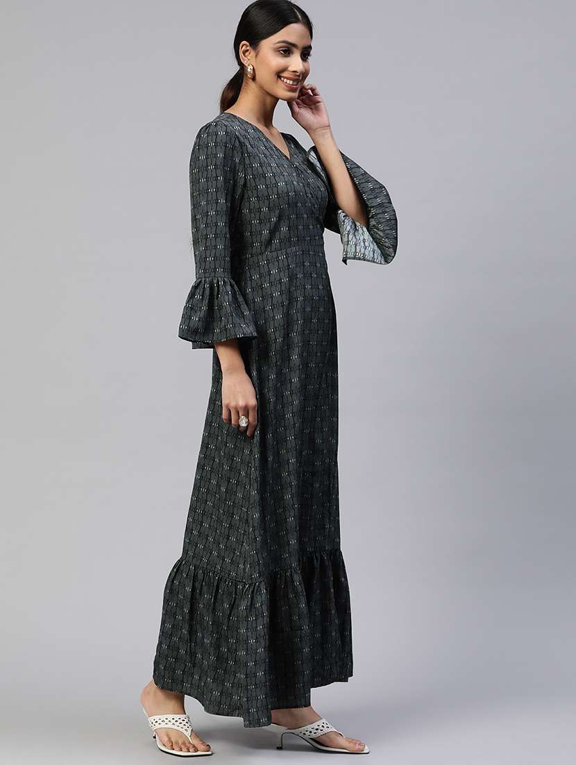 Women's Tiered Dress Printed Dress