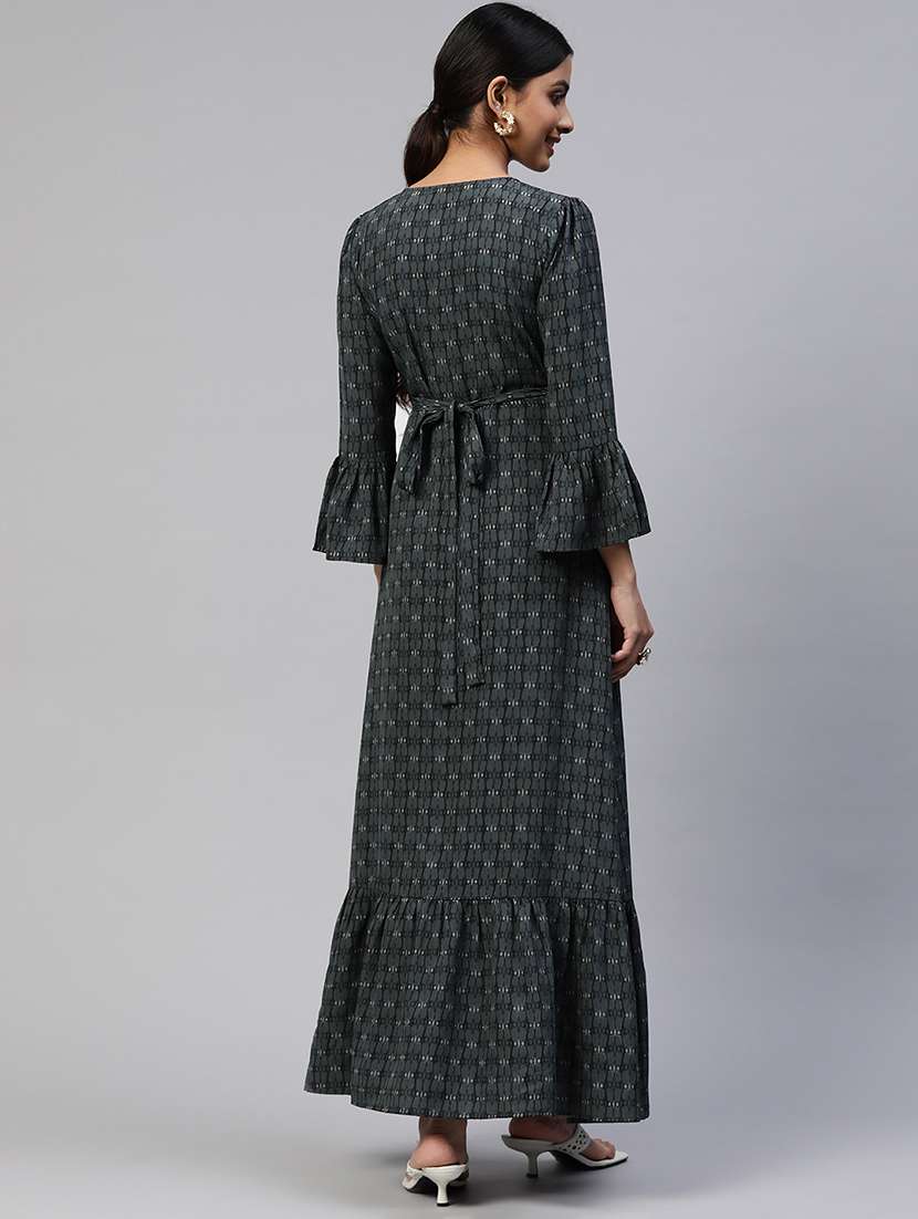 Women's Tiered Dress Printed Dress