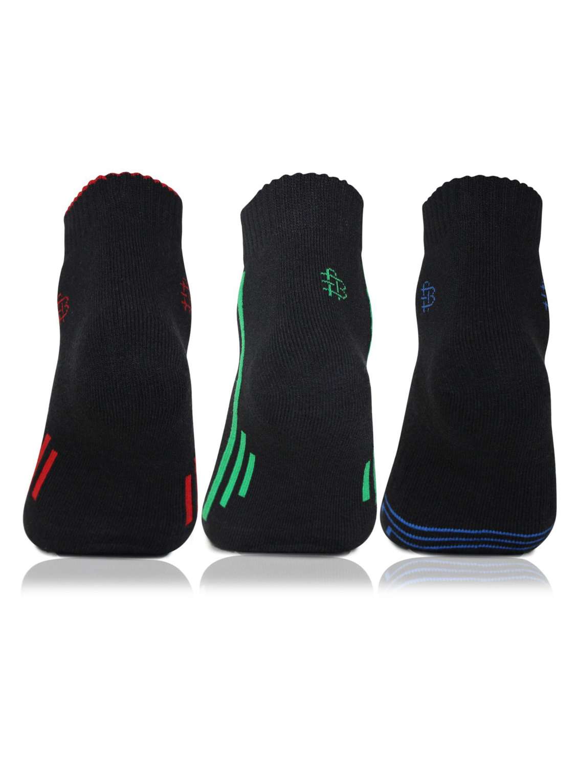 Set Of 3 Ankle Length Socks
