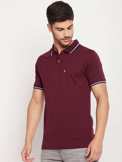 Polo Neck Solid Polo T Shirt