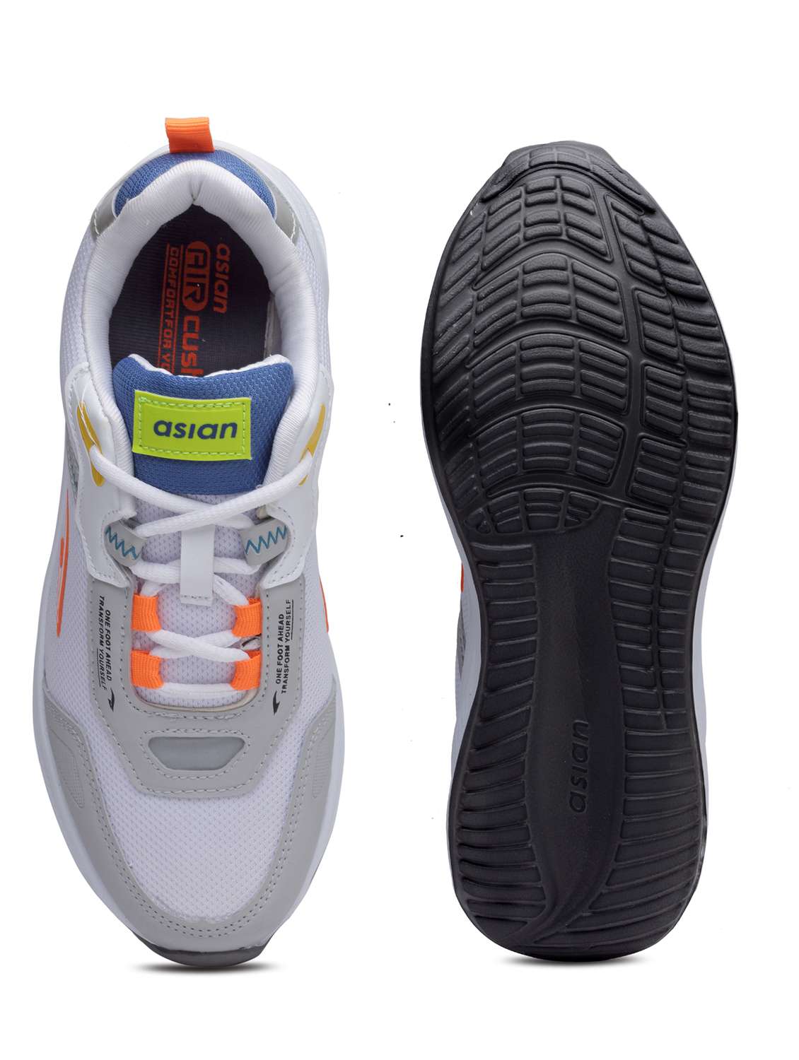 White Lace Up Sport Shoe